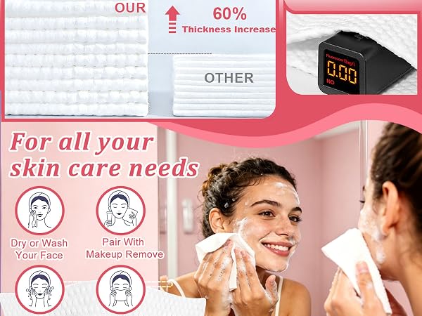 pearl &amp; flat disposable face fowel dual-use