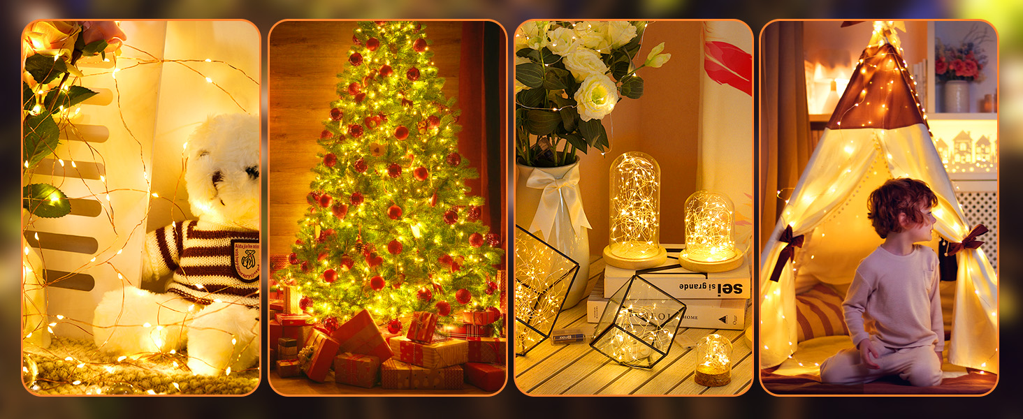 Christmas fairy lights Wedding string lights Party decoration lights Holiday fairy lights lighting