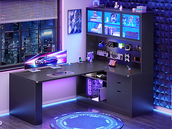l shaped gaming desk