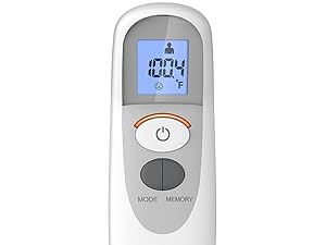 Fever alert icon and light indicate elevated temperature?