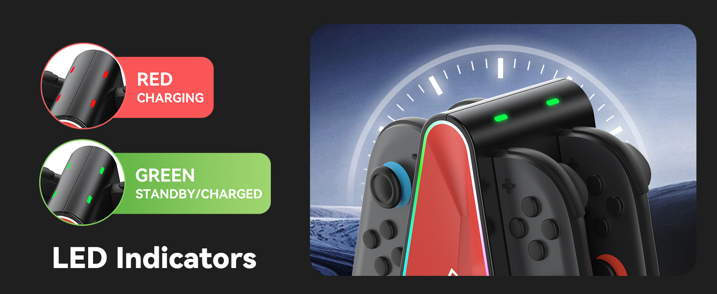 4 in 1 Magnetic Charging Dock Feature