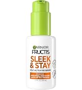 Garnier Fructis Sleek and Shine Sleek and Stay Hair Serum for Frizzy, Dry Hair, Heat Protectant F...