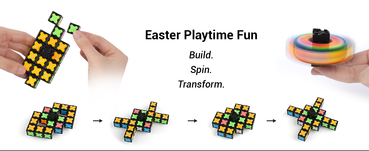 TOSY Fidget Spinner Build Spin Transform