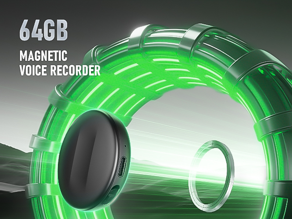 Magnetic Voice Activated Recorder