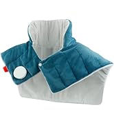 Comfytemp Heating Pad for Neck and Shoulders and Back, 2.6lb Weighted Electric Heat Pad for Pain ...