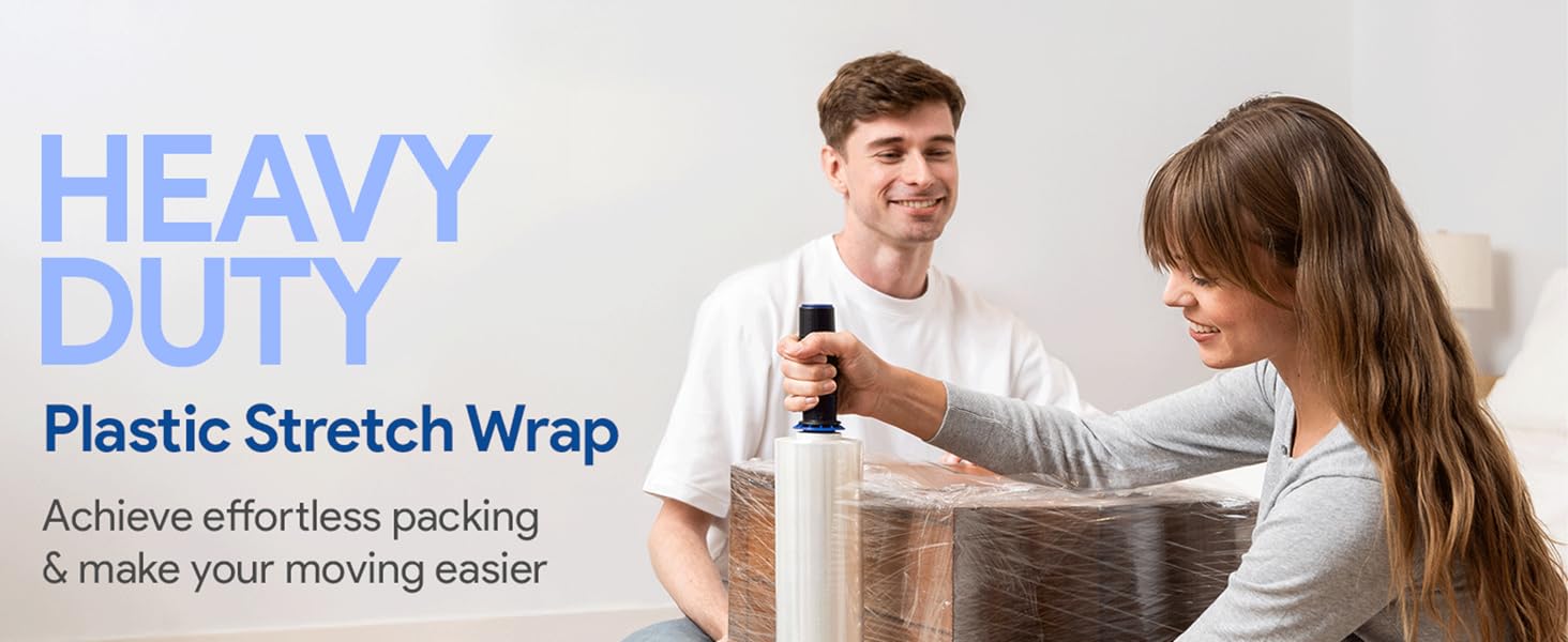 moving storage stretch film wrap 1500 feet 80 gauge bubble wrap boxes 5 inch