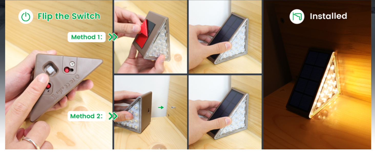 outdoor Solar Step Lights 