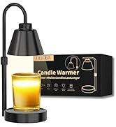 REIDEA Candle Warmer Lamp Timer, Dimmable Adjustable Height Wax Melt for Large 3 Wicks Scented Ca...