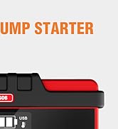 SAFEMATE PJS06 3000A Car Battery Jump Starter, Portable 12v Battery Booster, Jump Box and Charger...