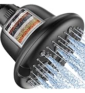 Cobbe Filtered Shower Head, 7 Modes High Pressure Shower Heads - 16 Stage Shower Head Filter for ...