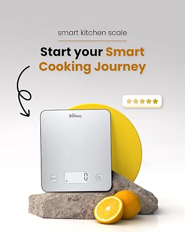 Bisonbody tool health diet companion prep meal scale weight kitchen aid nutrition cooking management