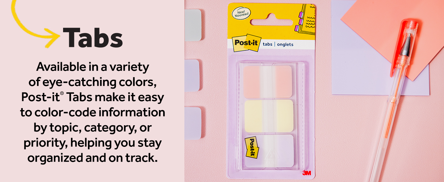 Post-it Pastel Tabs