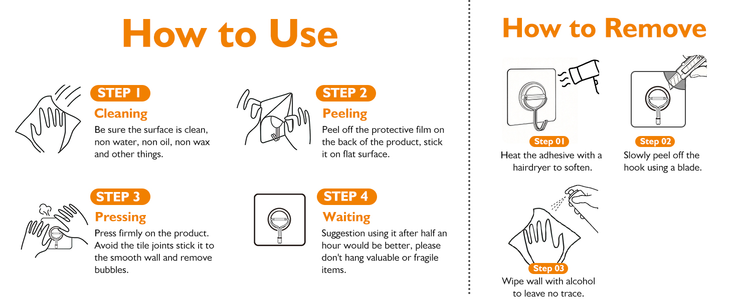 Hooks for hanging