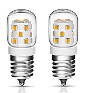Akynite LED E17 Microwave Light Bulbs Under Hood 288LM Dimmable Oven Bulb 6000K Cool White Light,...
