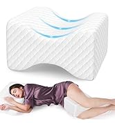 TranquilRelax Knee Pillow for Side Sleepers, Leg Pillow for Side Sleeping, Smooth Pillow for Spin...