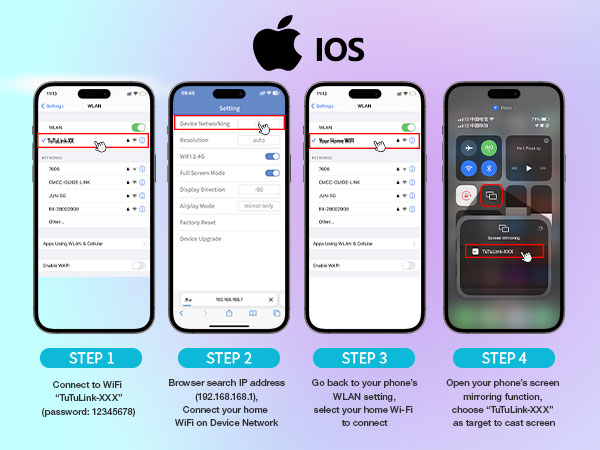 screen mirroring device for tv