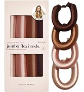 Kitsch Satin Heatless Curling Rod - Jumbo Flexi Rod, Heatless Hair Curler for Overnight Curls, So...