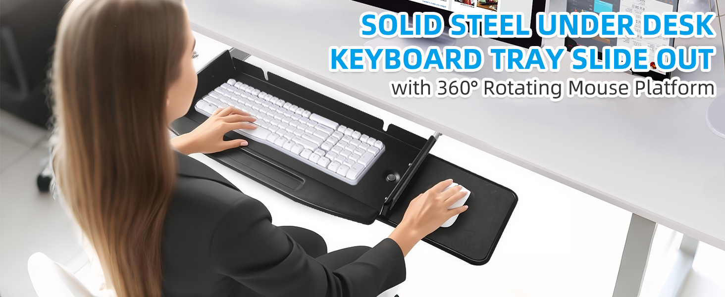 desk keyboard tray