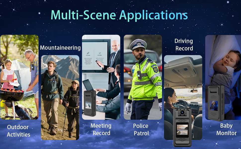 2K HD Wearable Bodycam