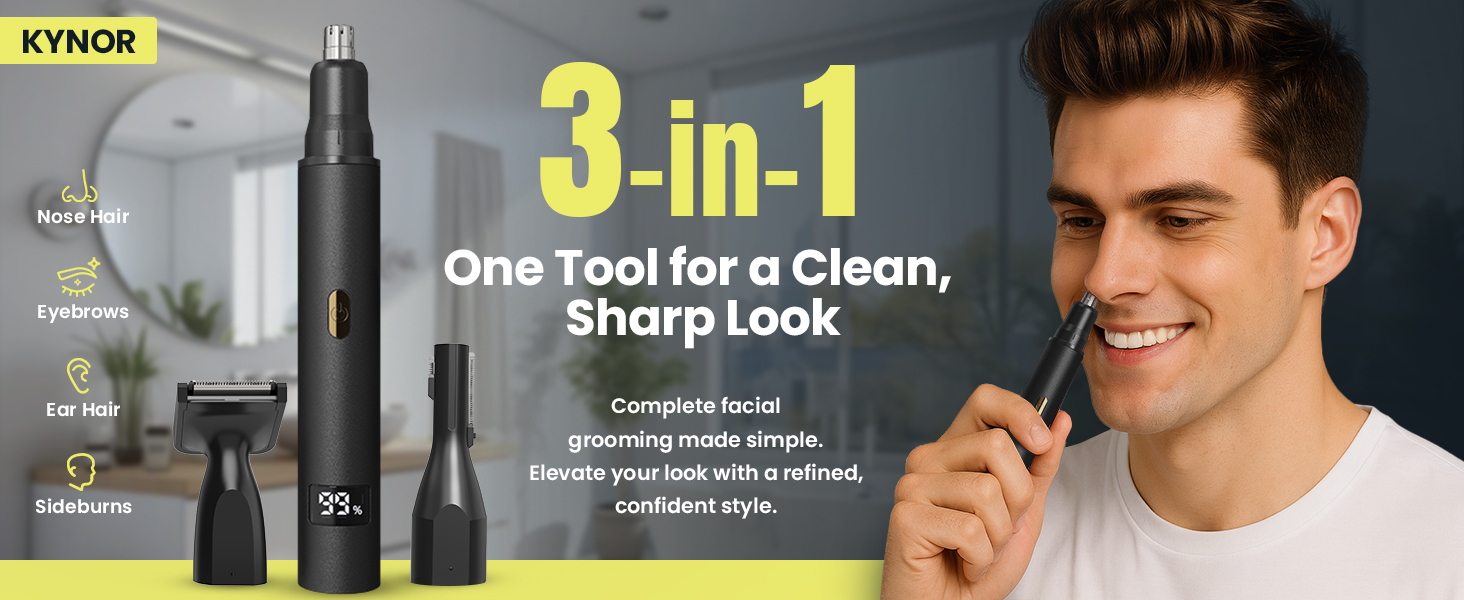 Kynor 3-in-1 One Tool for a Clean, Sharp look