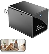 DTCRCH 1080p HD Wireless WiFi Camera Charger for Home with App Control &amp; Motion Detection, Securi...