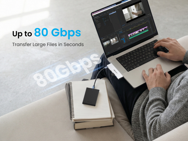80 Gbps transfer speed