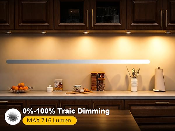 dimmable puck lights