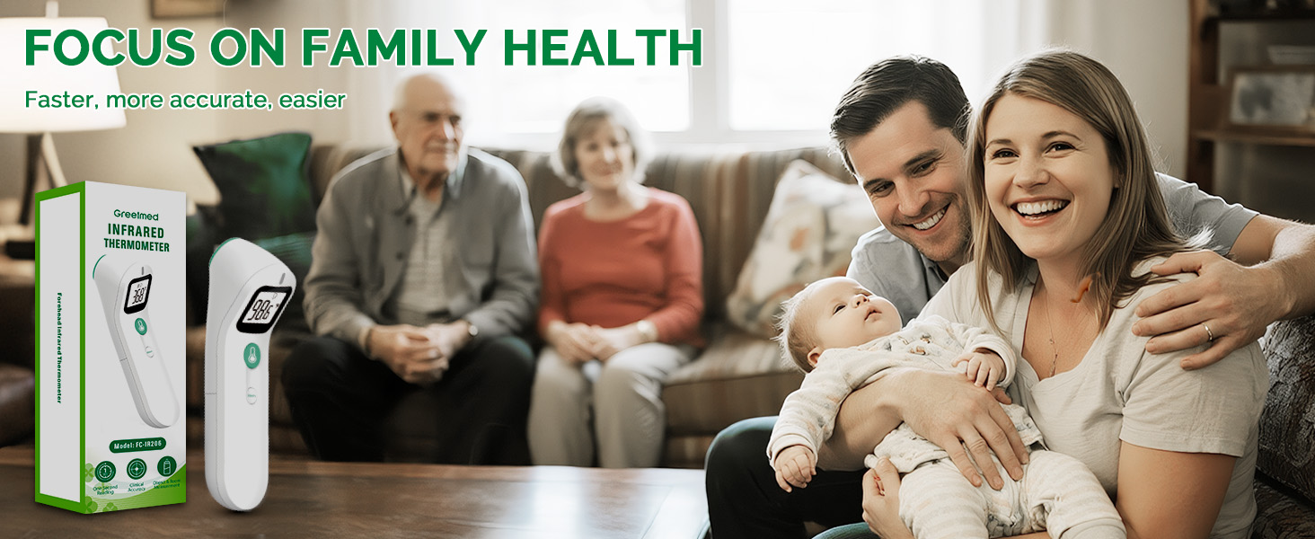 Forehead Thermometer for Adults Kids Baby