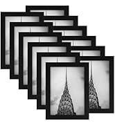5x7 Picture Frames Black Set of 12 for Wall Gallery Collage Photo Frames or Tabletop Display