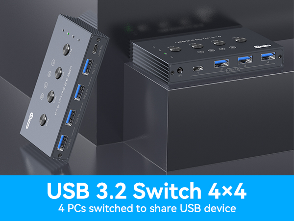 USB 3.2 switch 4 computers