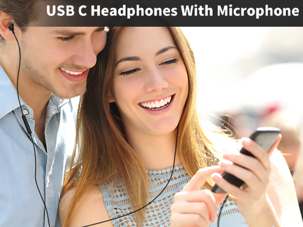 usb c headphones wired