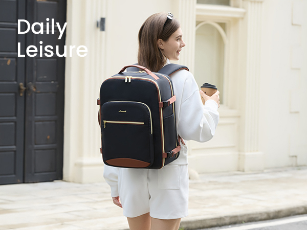 Travel Backpack for Women &amp; Men, Airline Approved Carry On Luggage