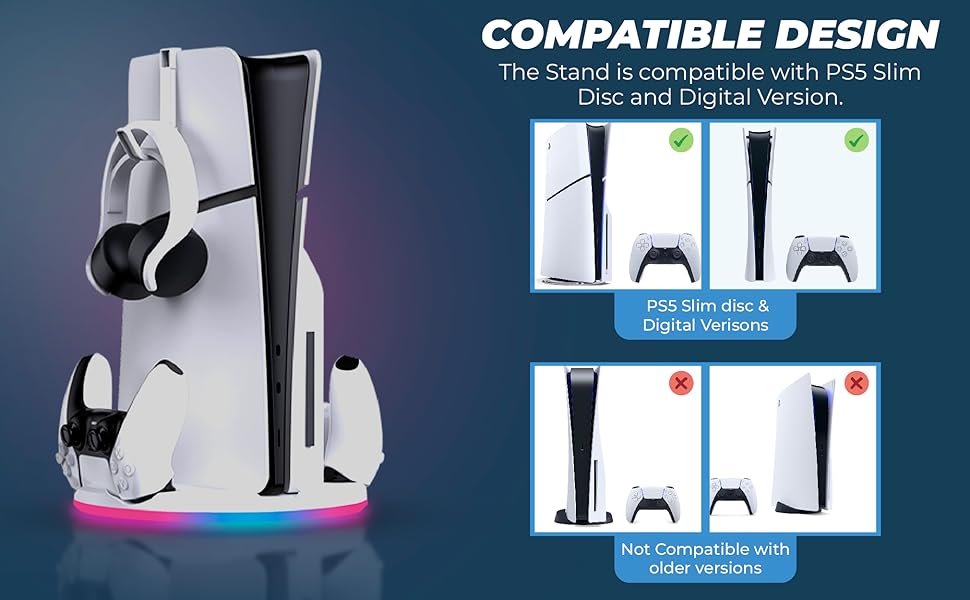 Compatible with Playstation 5 Slim