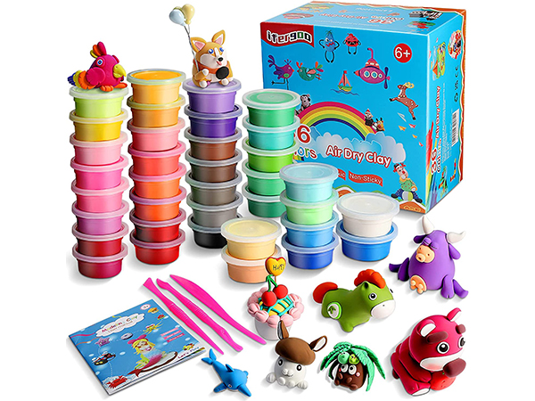 Modeling Clay - 50 Colors Air Dry Clay, DIY Molding Magic Clay for Slime add ins &amp;amp;amp