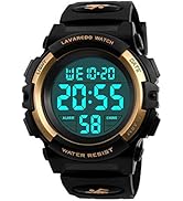 Kids Watch,Boys Watch for 3-15 Year Old Boys,Digital Sport Outdoor Multifunctional Chronograph LE...