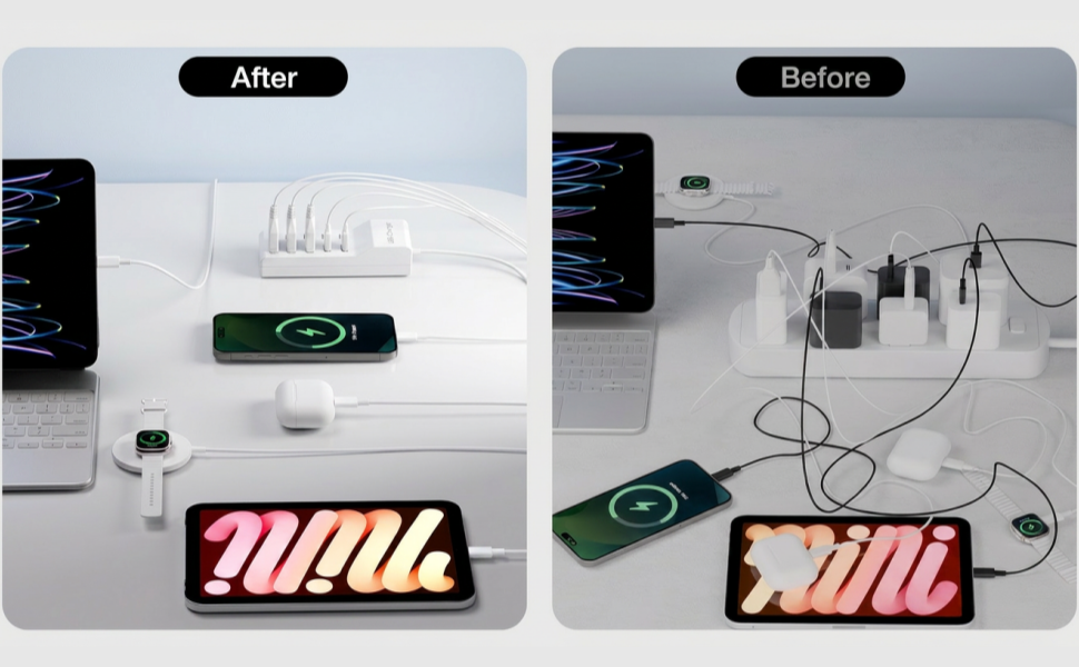 multiple usb charger station
