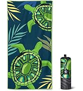 VENTURE 4TH Microfiber Beach Towel: Quick-Dry, Compact, Sand-Free, Absorbent, Sandproof and Light...