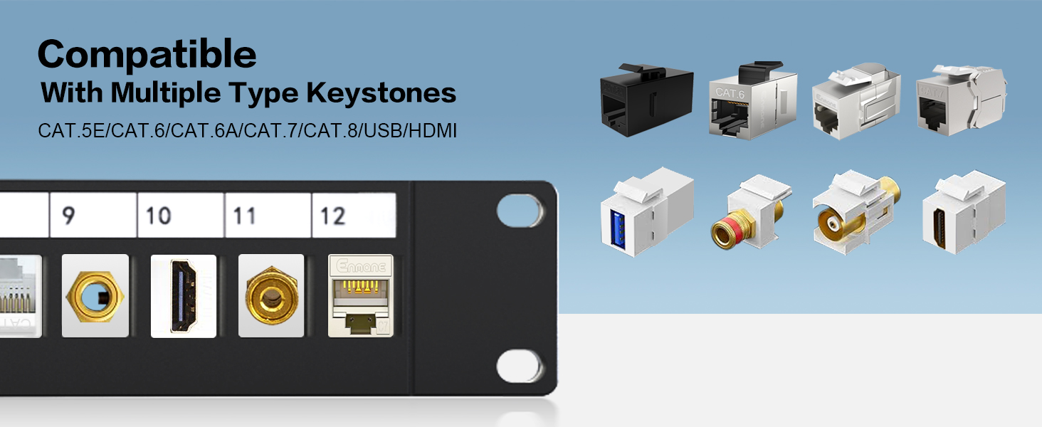 keystone patch panel