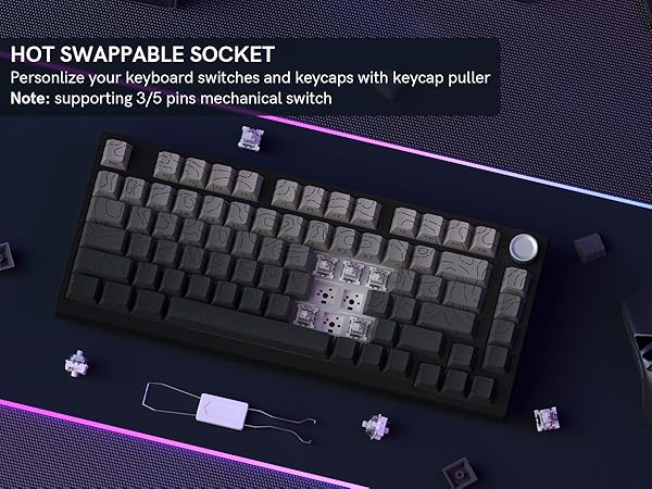 hot swappable mechanical keyboard