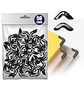 Performore 50 Pack Nickel Rounded Corners - Protect Corners and Decorate Your Book, for Scrapbook...