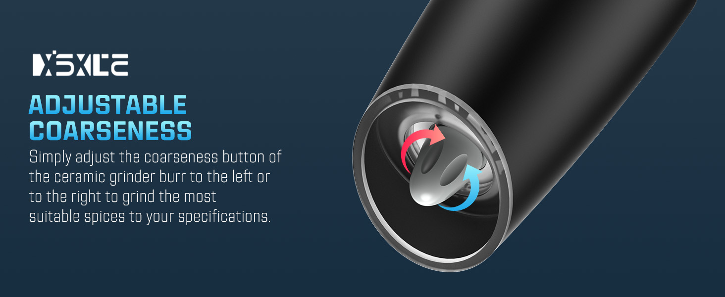 Gravity Electric Salt and Pepper Grinder