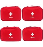 Stylifeo 4 Pack First Aid Bag Empty Portable Medical Bag Mini Emergency Survival Storage Bag for ...