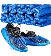 Shoe Covers - Boot Covers Plastic Disposable Waterproof Shoe Covers for Men and Women Fits All Si...