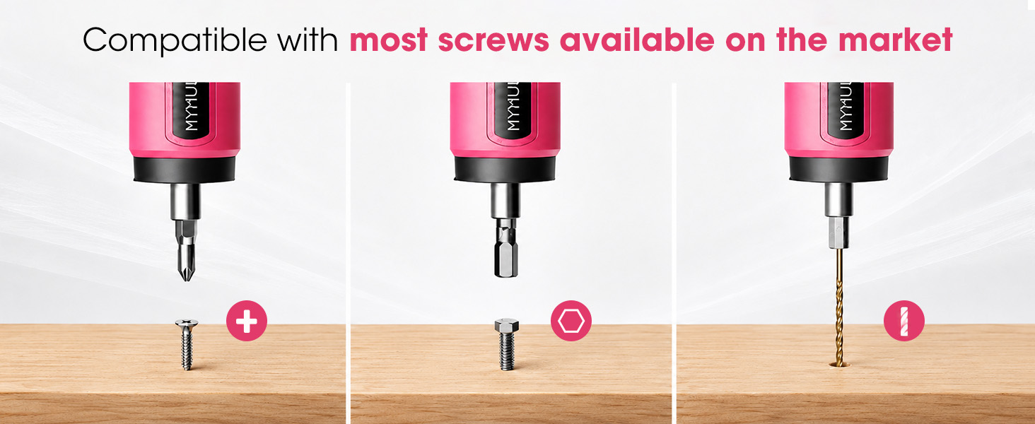 Cordless Screwdriver Rechargeable drill Electric Screwdriver, Screw Gun, 3Nm Power Screwdriver