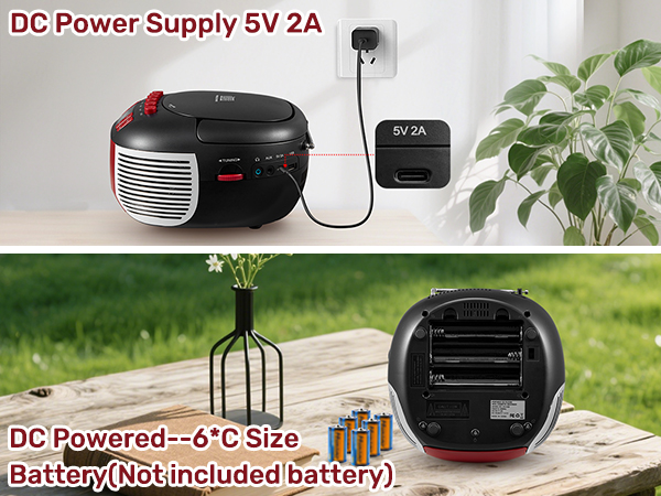 CD and Cassette Player