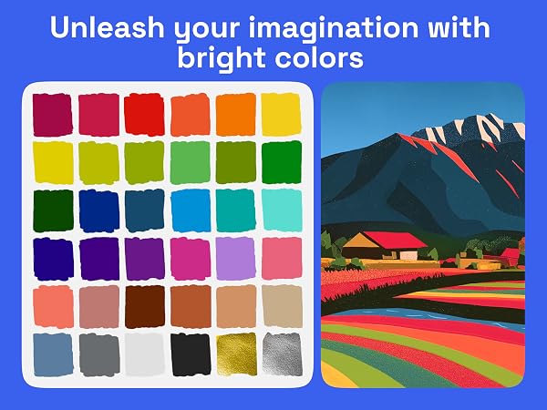 bright colors