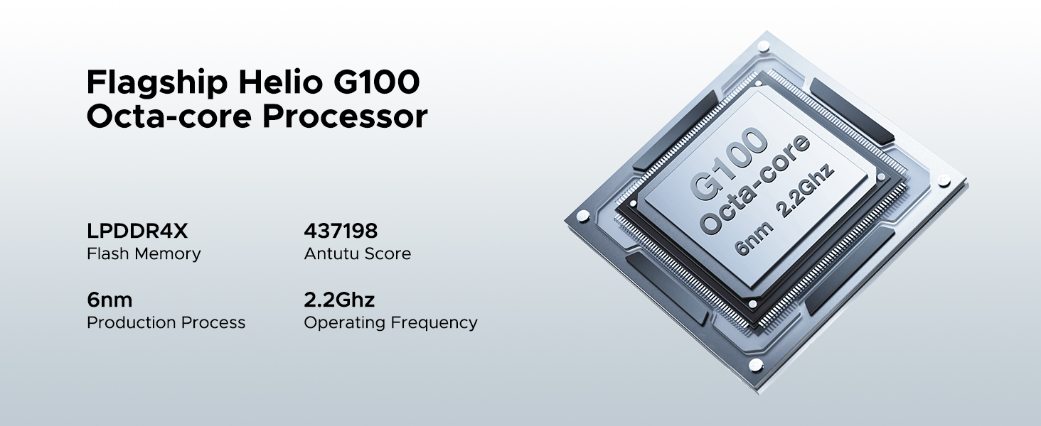 Helio G100 Octa-core Processor