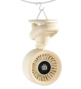 TRILINK Clip on Fan, Small USB Desk Fan with Rechargeable Battery, Oscillation, Timer, Stepless S...