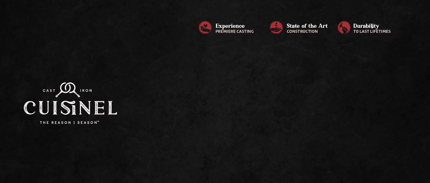 Cuisinel premium cast iron skillets pans dutch ovens kitchen pizza pans