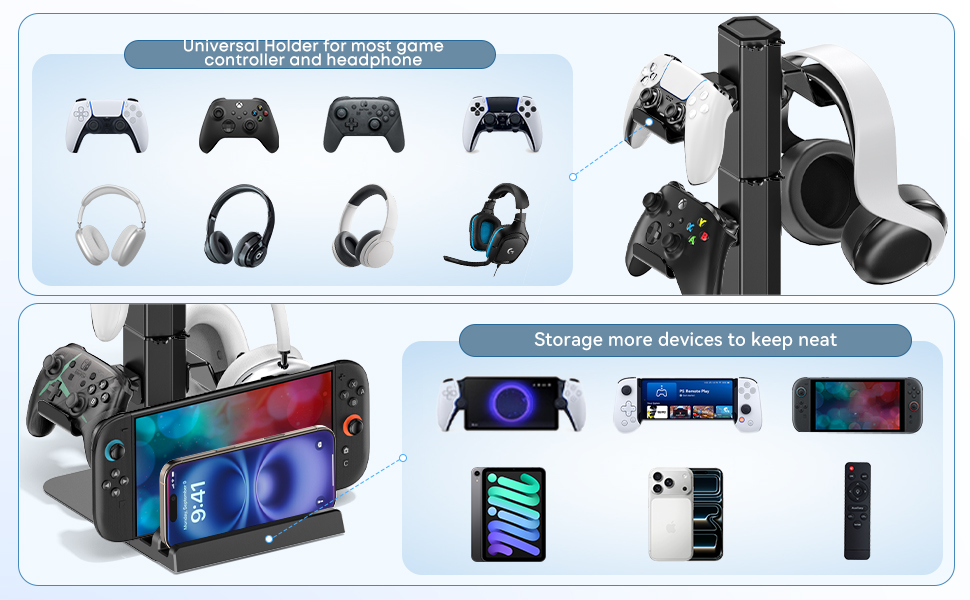 Controll Holder 8 Hooks